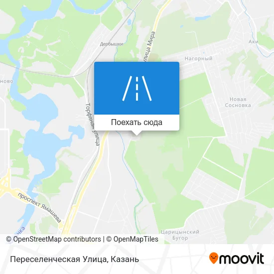 Карта Переселенческая Улица