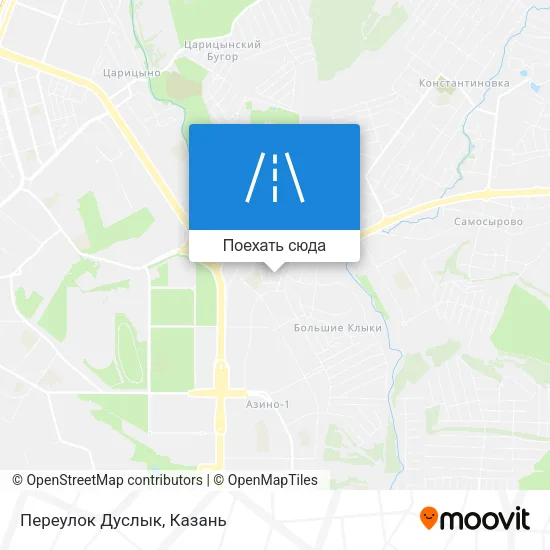 Карта Переулок Дуслык