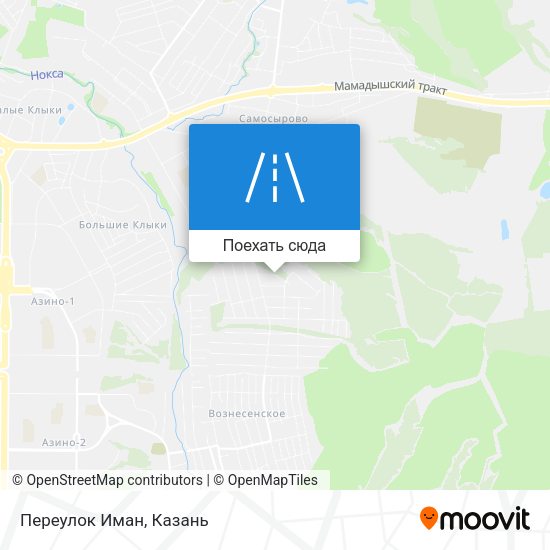 Карта Переулок Иман