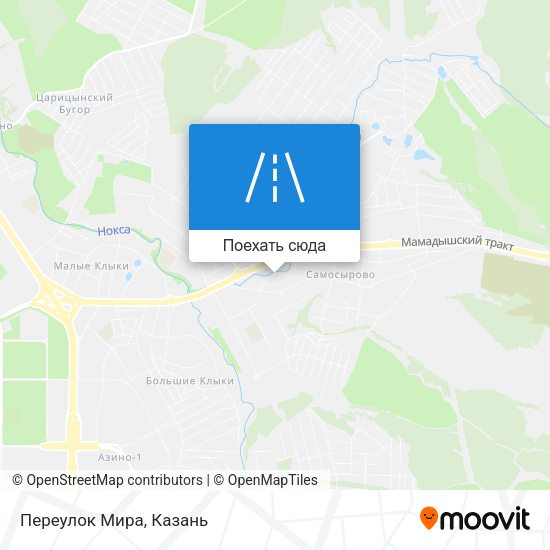 Карта Переулок Мира