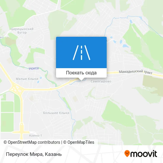 Карта Переулок Мира