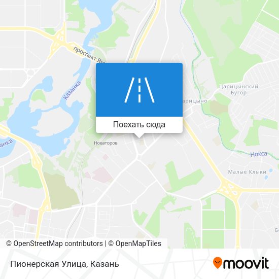 Карта Пионерская Улица