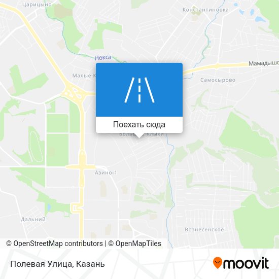 Карта Полевая Улица