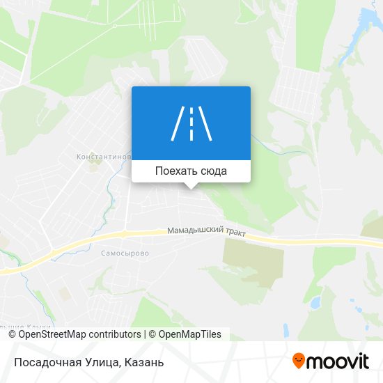 Карта Посадочная Улица
