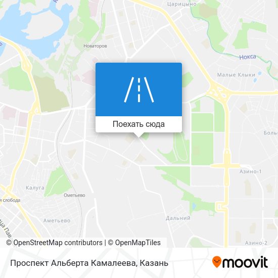 Карта Проспект Альберта Камалеева
