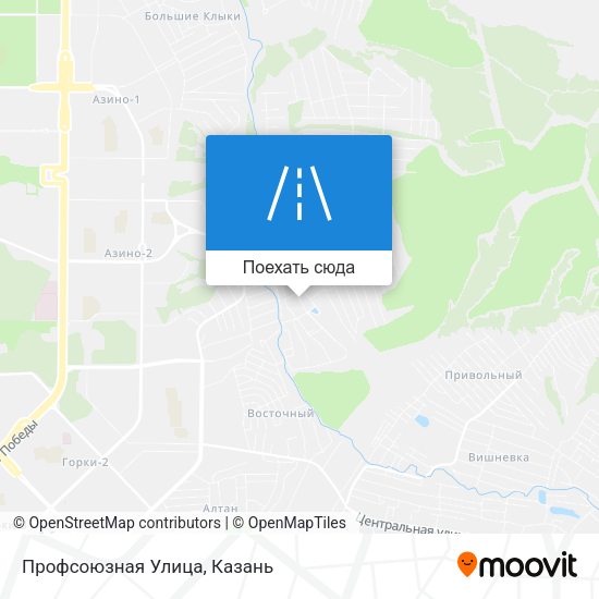 Карта Профсоюзная Улица
