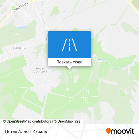 Карта Пятая Аллея
