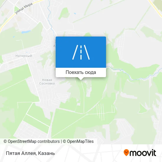 Карта Пятая Аллея