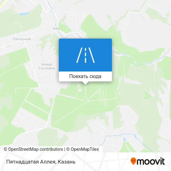 Карта Пятнадцатая Аллея