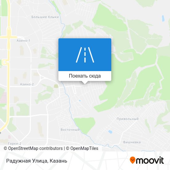 Карта Радужная Улица