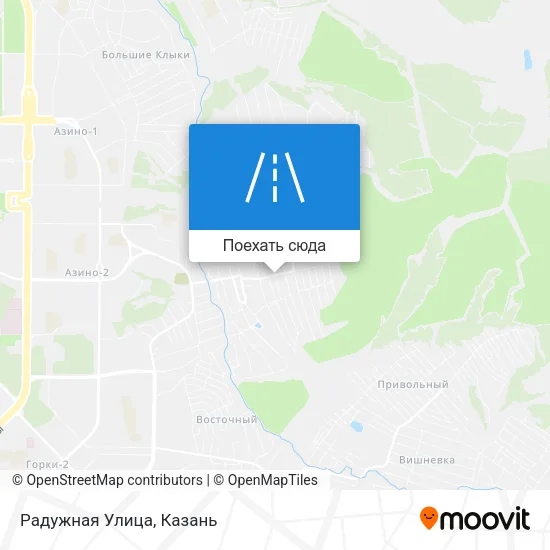 Карта Радужная Улица