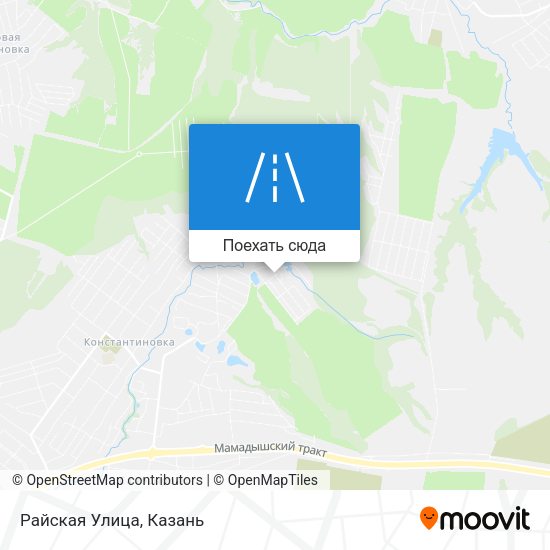 Карта Райская Улица