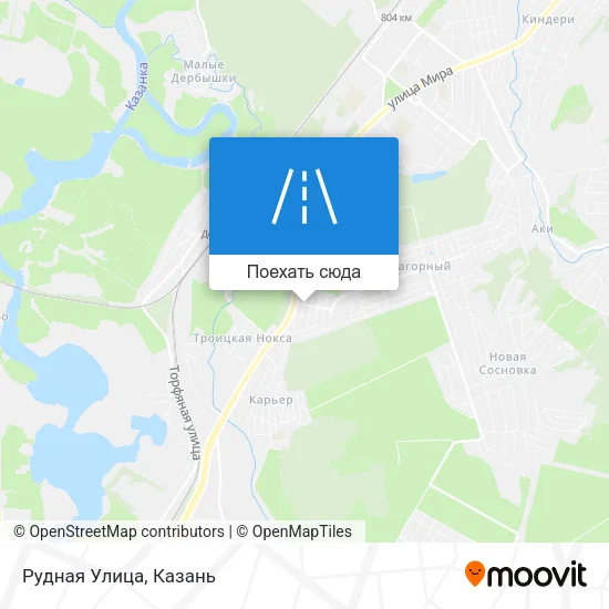 Карта Рудная Улица