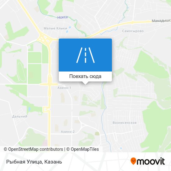 Карта Рыбная Улица