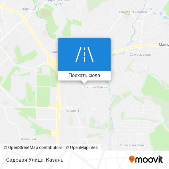 Карта Садовая Улица