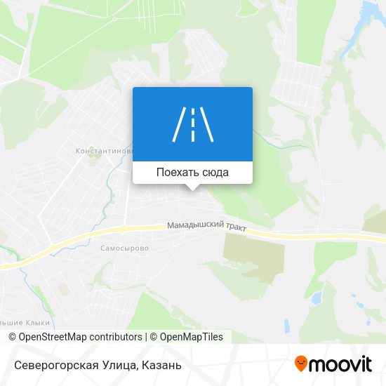 Карта Северогорская Улица