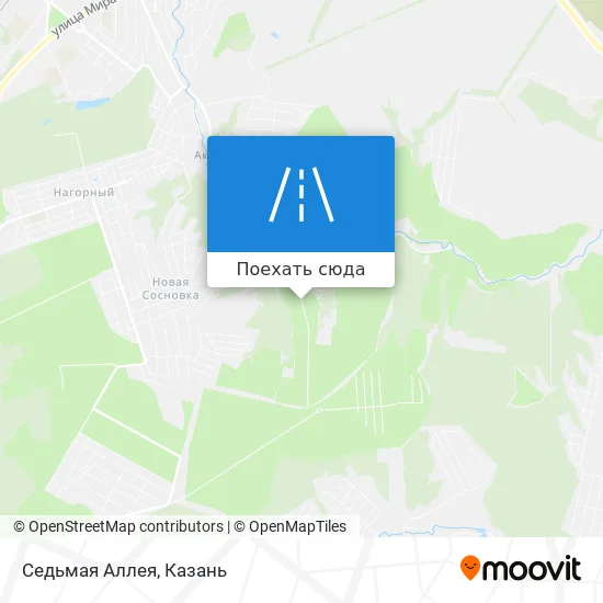 Карта Седьмая Аллея