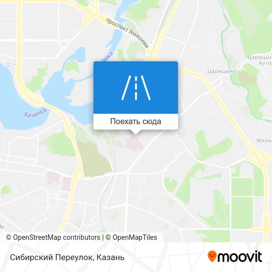 Карта Сибирский Переулок