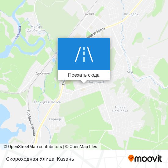Карта Скороходная Улица