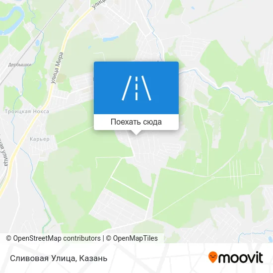 Карта Сливовая Улица