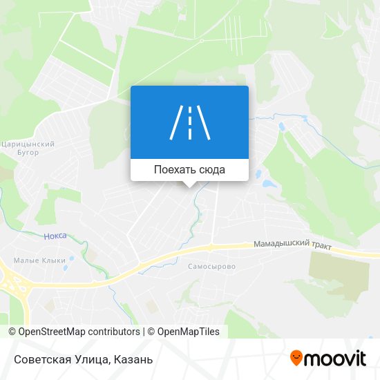 Карта Советская Улица