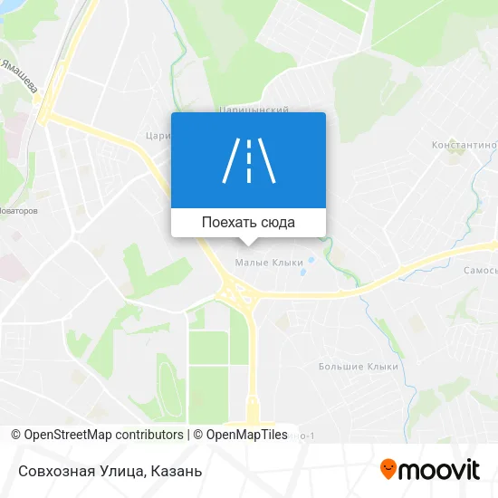 Карта Совхозная Улица