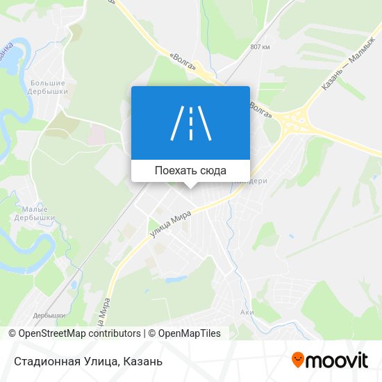 Карта Стадионная Улица