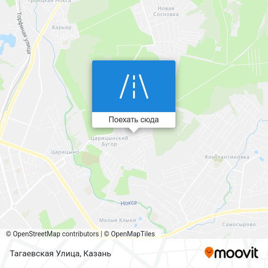 Карта Тагаевская Улица