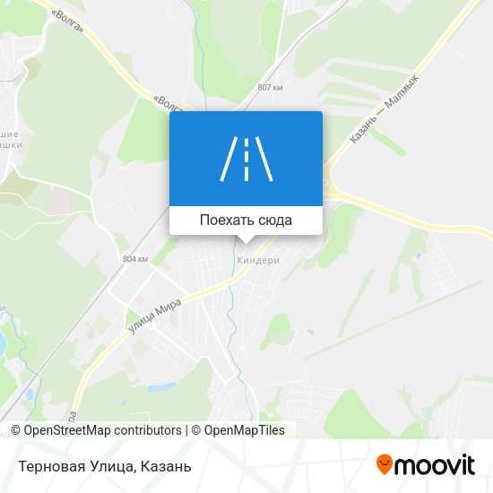 Карта Терновая Улица