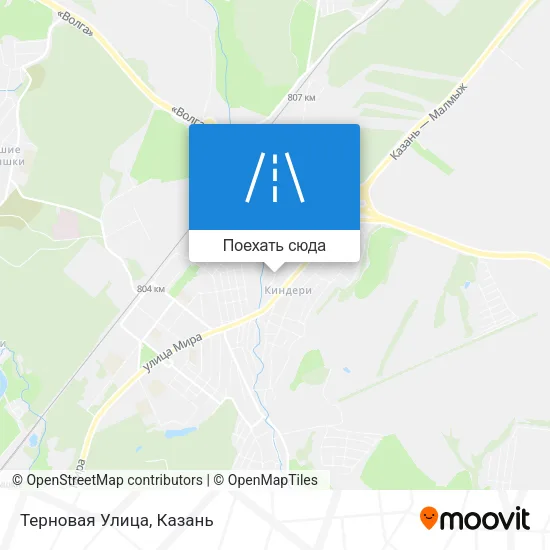 Карта Терновая Улица