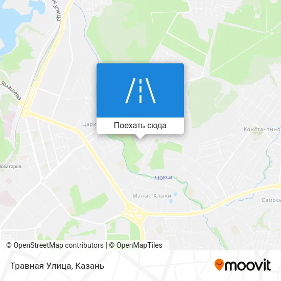 Карта Травная Улица