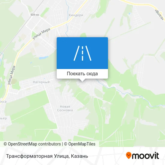 Карта Трансформаторная Улица