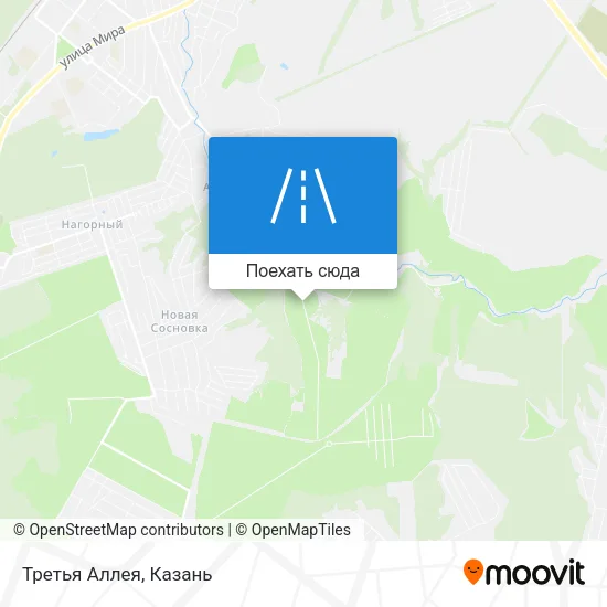 Карта Третья Аллея