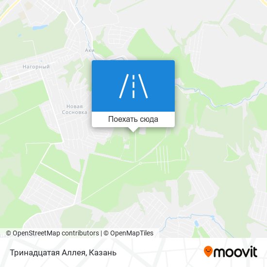 Карта Тринадцатая Аллея