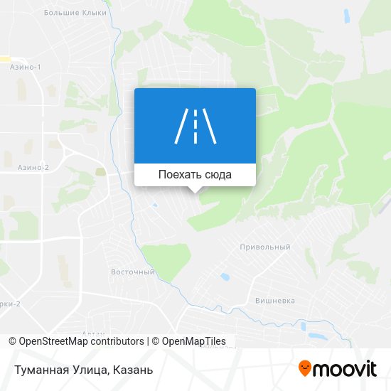 Карта Туманная Улица