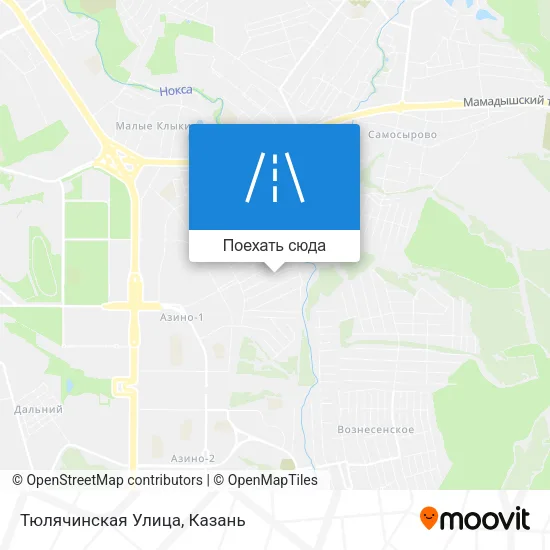 Карта Тюлячинская Улица