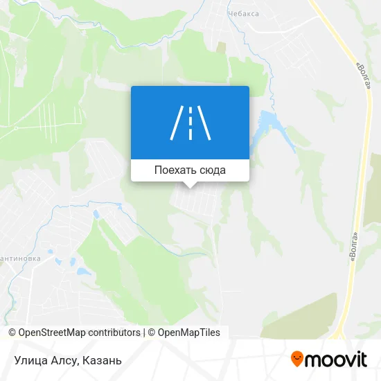 Карта Улица Алсу