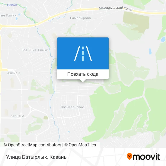 Карта Улица Батырлык