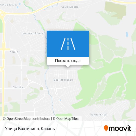 Карта Улица Бахтизина
