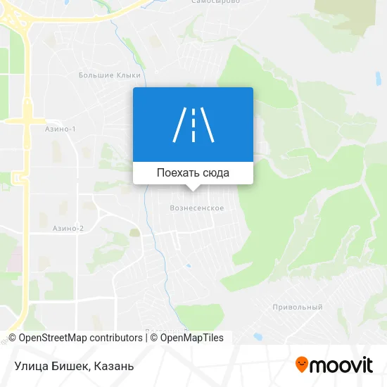 Карта Улица Бишек