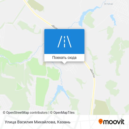 Карта Улица Василия Михайлова