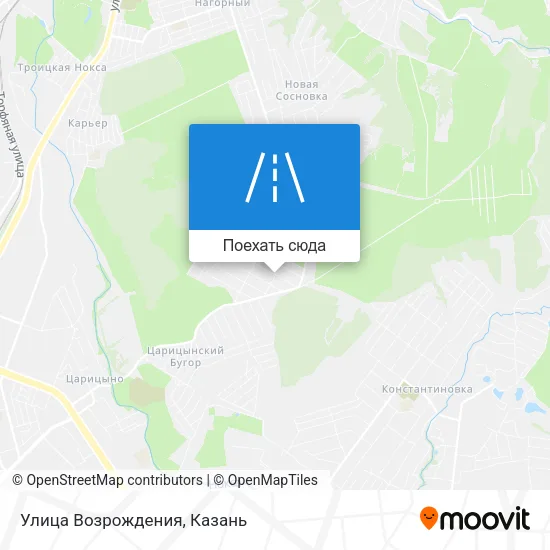 Карта Улица Возрождения