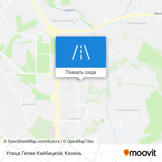 Карта Улица Галии Кайбицкой