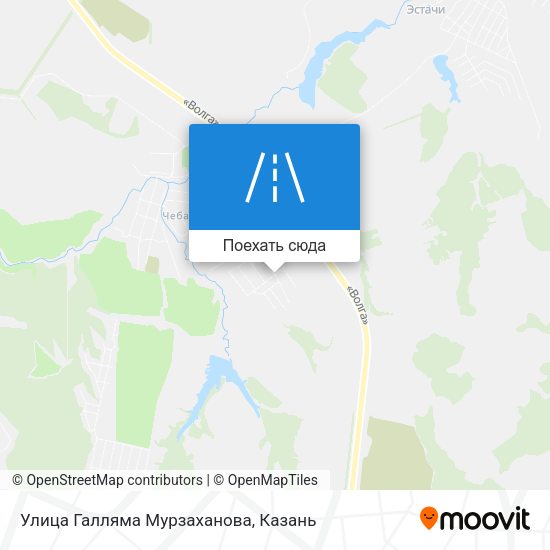 Карта Улица Галляма Мурзаханова