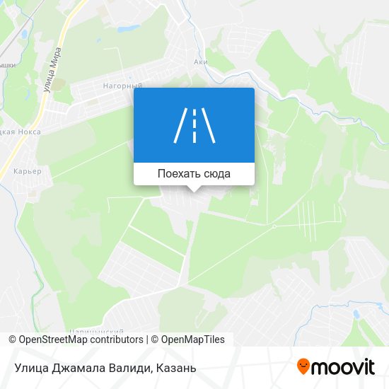 Карта Улица Джамала Валиди