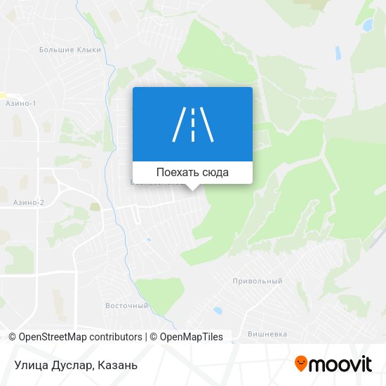 Карта Улица Дуслар