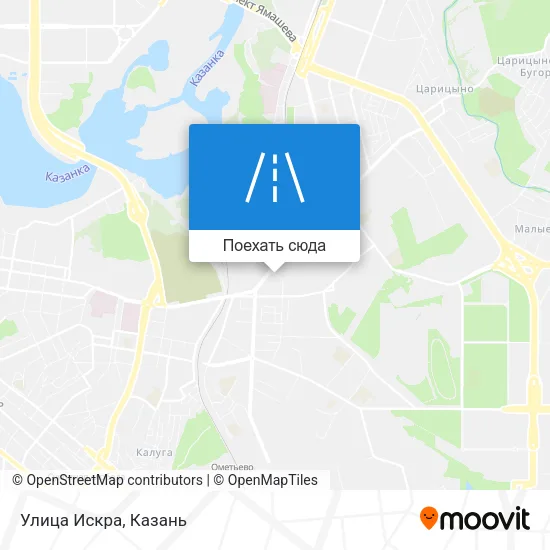 Карта Улица Искра