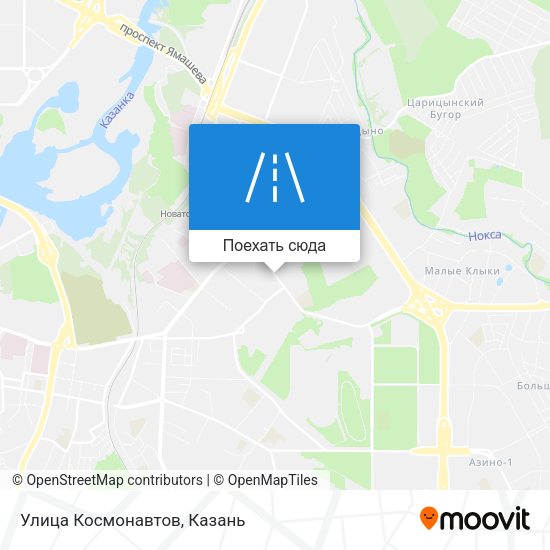 Карта Улица Космонавтов