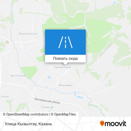 Карта Улица Кызылтау