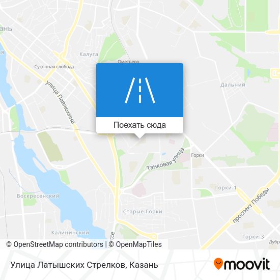 Карта Улица Латышских Стрелков